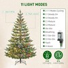 9ft Artificial Prelit Sparse Cedar Christmas Tree with LED Lights and 4306 Tips, Steel Base for Home Office Holiday - 4 of 4
