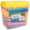 SCS Direct 1000pc Building Straws & Connectors Set for Kids - STEM Educational Construction Toy w Assorted Colors & Interlocking Connectors - Age 3+ - 2 of 4