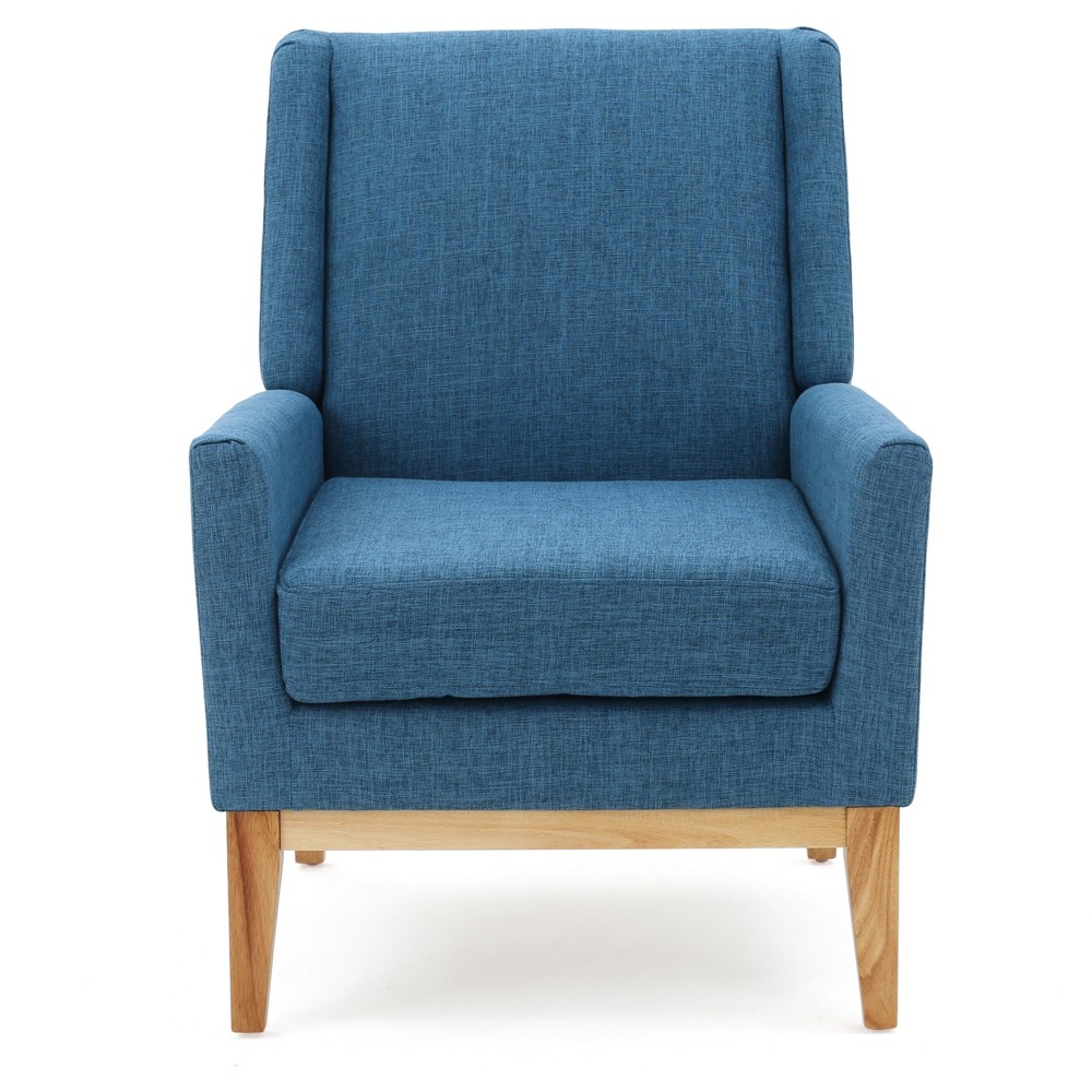 Photos - Chair Aurla Upholstered  - Muted Blue - Christopher Knight Home