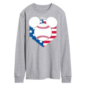 Men's - Disney - Americana Long Sleeve Graphic T-Shirt - 1 of 4