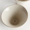Plum & Post Cotes Pots - 2pc - White Stoneware Planters w/ Drain Hole - 3 of 3