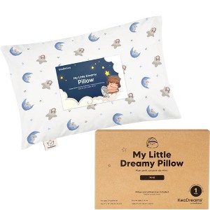 KeaBabies Mini Toddler Pillow with Pillowcase, 9x13 Small Pillow for Toddler, Soft Kids Pillow for Sleeping, Travel, Age 2-4 - 1 of 4