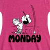 Girls' - Peanuts - Lucy Monday Fit & Flair Cap Sleeve Dress - 2 of 3