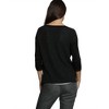 Women's Rib Back V Neck Pullover - LABEL+thread - 3 of 4