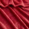 Kate Aurora Ultra Soft & Plush Ogee Damask Fleece Throw Blanket Covers - 50 in. W x 60 in. L - 2 of 4