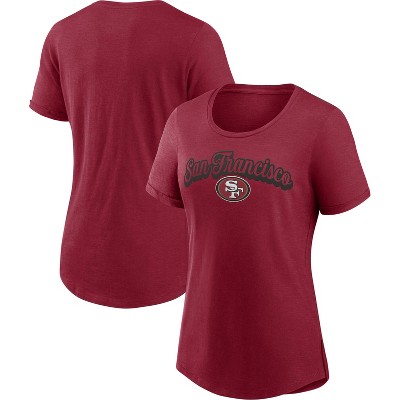 Girls Youth New Era Pink San Francisco 49ers Star of the Game Tri-Blend T- Shirt