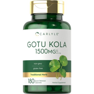 Carlyle Gotu Kola 1500mg | 180 Capsules