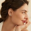 Turandoss Birthstone Stud Earrings for Women - S925 Sterling Silver Flat Back Cartilage Earring Set for Multiple Piercing, Christmas Gifts for Women - 3 of 4