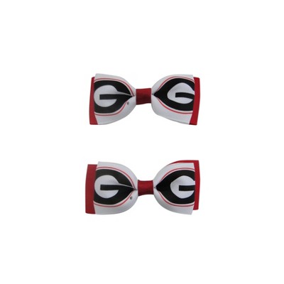 georgia bulldog hair bow