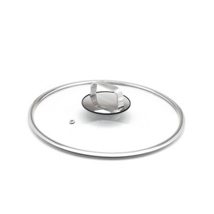 Livwell Brands Diamond Clad 12" Tempered Glass Lid: Silicone Rim, Cool Touch Handle, Dishwasher-Safe, Lifetime Warranty - 1 of 4