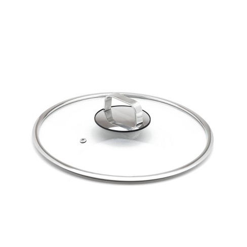 Livwell Brands Diamond Clad 12" Tempered Glass Lid: Silicone Rim, Cool Touch Handle, Dishwasher-Safe, Lifetime Warranty - image 1 of 4