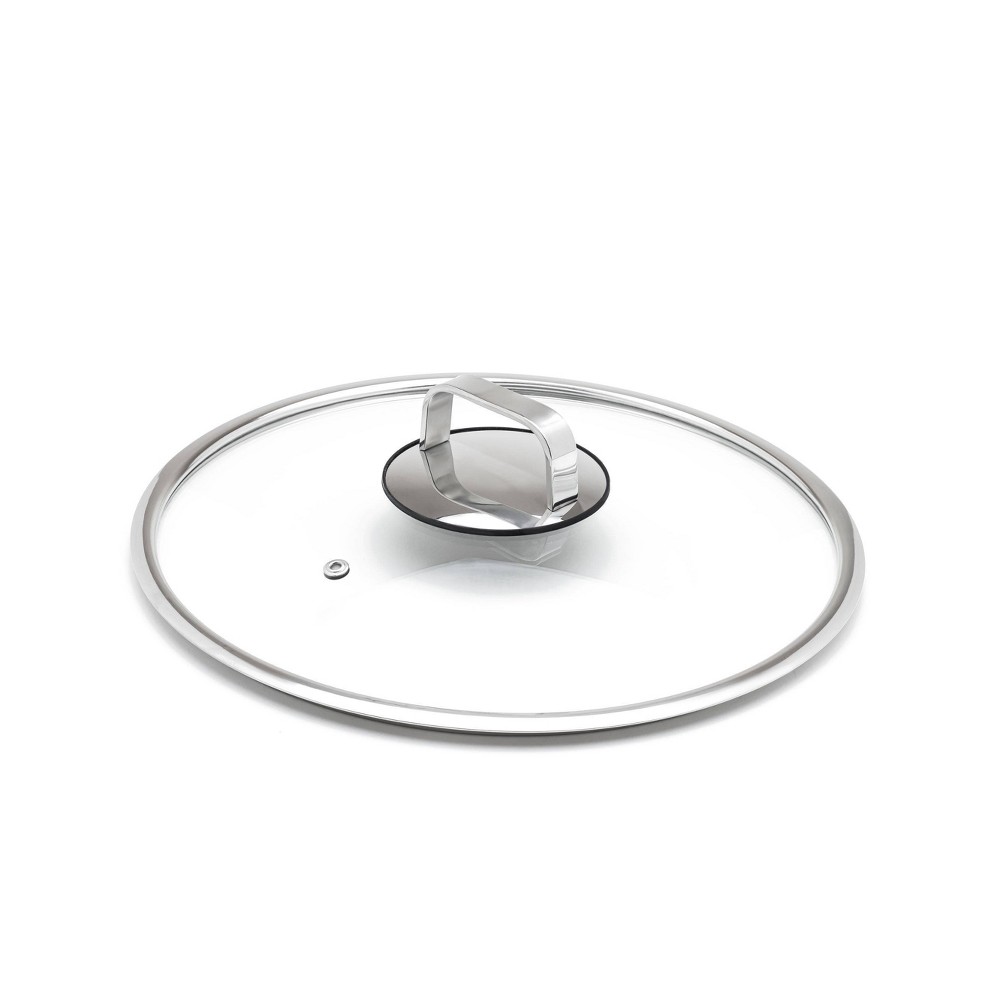 Photos - Cookware Lid Livwell Brands Diamond Clad 12" Tempered Glass Lid with Silicone Rim and C