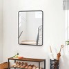 Matte Black Framed Rectangle Deco Mirror 24 in. W x 32 in. H Rectangle Modern Framed Decorative Wall Mirror - 3 of 4