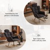 Modern Nursery Rocking Glider Chair with Teddy Fabric Upholstery Padded Seat High Backrest and Pillow - 4 of 4