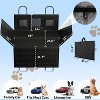 DOMETOUR Dog Car Seat Cover, 400lbs, Detachable Bottom, Back Seat Extender, Mesh Window, Storage Pocket, Fit for Car/SUV/Truck, Black - 4 of 4