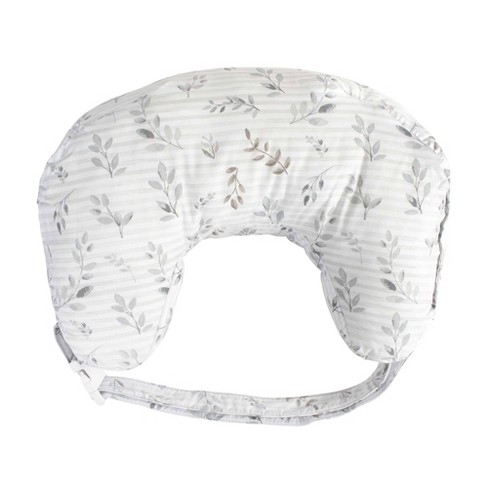 Boppy Best Latch Nursing Pillow Gray Leaf Stripe Target