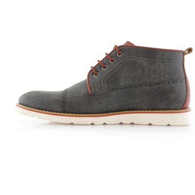 Ferro Aldo Mens Donovan MFA506025 Casual Mid-Top Cap-Toe Sneaker Boots, in Grey, Size 9.5 — фото 4