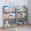 KWPZQEB Kids Bookshelf, 3 Tiers Book Shelf for Kids Rooms, Kids Bookcase Rack Wall for Bedroom, Study Living Room - 4 of 4