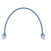 Monoprice Cat6 Ethernet Patch Cable - 1 Feet - Blue | Stranded, 550MHz, UTP, Pure Bare Copper Wire, 36AWG  - Micro SlimRun Series - 4 of 4