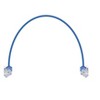 Monoprice Cat6 Ethernet Patch Cable - 1 Feet - Blue | Stranded, 550MHz, UTP, Pure Bare Copper Wire, 36AWG  - Micro SlimRun Series - image 4 of 4