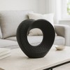 Sagebrook Home Cut-Out Sculpture - Creative Abstract Ceramic Statue For Home or Office Decor - 3 of 4
