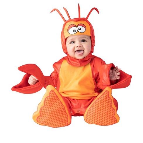 Red Crab Costume for Kids, Sea Creature Dress-Up, Crab Jumpsuit Halloween  Costume