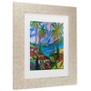 Trademark Fine Art Manor Shadian Tropical Paradise Matted Framed Art - 3 of 4