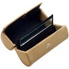 Speert Suede Mirror Double Lipstick Holder Pouch Snap Closure Grey or Tan Brown - 4 of 4