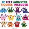 ArtCreativity Halloween Monster Craft Sewing Kit for Kids (12 Characters) - 3 of 4