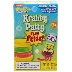 Frankford Candy & Chocolate Co. Nickelodeon Krabby Patty + Prize 1.0 oz - 1 of 1