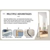 MAYEERTY Full Length Mirror 71X31.4 4th Gen Solid Wood Floor to Ceiling for Bedroom Store Wall Mounted - 4 of 4
