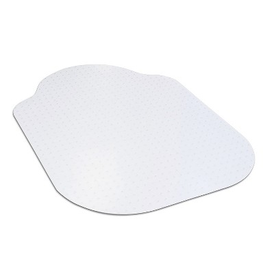 2'x3'4" Square Plastic Office Chair Mat Clear - Dimex LLC