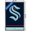 Trends International NHL Seattle Kraken - Logo 21 Framed Wall Poster Prints - 3 of 4