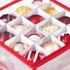 SONGMICS Large Christmas Ornament Storage Boxes, 3-Inch Balls, 8 Trays, 128 Slots, Plastic Christmas Storage Container with Lid - 4 of 4
