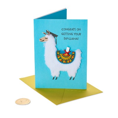 Graduation Greeting Card Dip Llama - PAPYRUS