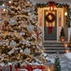 SEVOBAL Tree Ornaments 6PCS Set 3.9" Christmas Tree Ornament Balls Hanging Glass Holiday Decor for Party Tree Decorations, Gray, 3.9"*3.9"*3.9" - 2 of 4