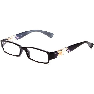 Calabria 761 Reading Glasses with Floral Designs & Matching Case +1.50