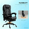 TopComfy Accent Chairs High Back Executive Recliner Massage Office Chair with Lumbar Support Comfortable Chair for Office, Black, 31.1"*26.5"*47.8" - 4 of 4