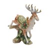 Fitz and Floyd Holiday Home Landing Deer Candleholder, Winter Centerpiece or Mantel Display with Earthenware Craftsmanship, Great Holiday Gift Idea - 4 of 4