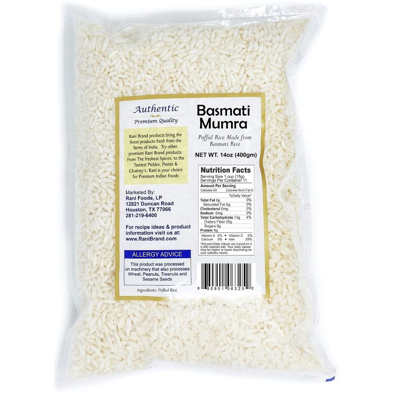 Basmati Mamra (Puffed Rice) - 7oz (200g) - Rani Brand Authentic Indian Products, 2 of 4