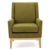 Fabric Mid-Century Modern Accent Chair with Padded Cushion - 2 of 4