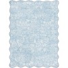 Racxily 36"x56" Feather Faux Fur Scalloped Indoor Accent Rug, Non Slip, Super Strong, Ideal for High Traffic Areas in Bedroom, Living Room - 2 of 4