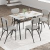 Jojoka 5-Piece Dining Table Set for 4,Kitchen Table with 4 Chairs,Rectangular Dining Table with Storage Rack - 2 of 4
