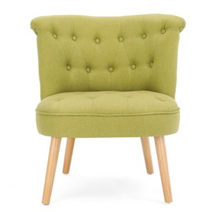 Cicely Tufted Accent Chair - Light Green - Christopher Knight Home