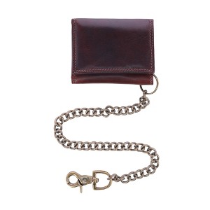 CTM Men's Colorado Leather RFID Trifold Chain Wallet - 1 of 4