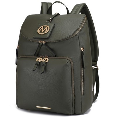 MKF Collection Angela vegan Leather Large Travel Backpack by Mia K