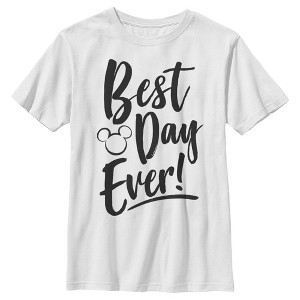 Boy's Disney Mickey Mouse Best Day Ever T-Shirt - 1 of 4