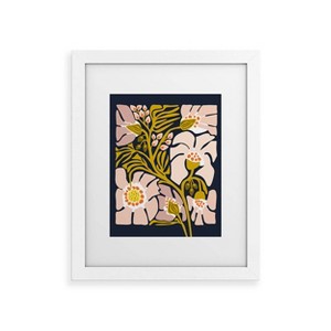 Deny Designs DESIGN D'annick Backyard Flower Modern Floral Art Print - 1 of 4
