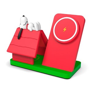 Peanuts Wireless Charging Station Red Dog House - 1 of 4