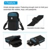 Unique Bargains Multifunction Small Crossbody Bag for Travel and Business - 4 of 4